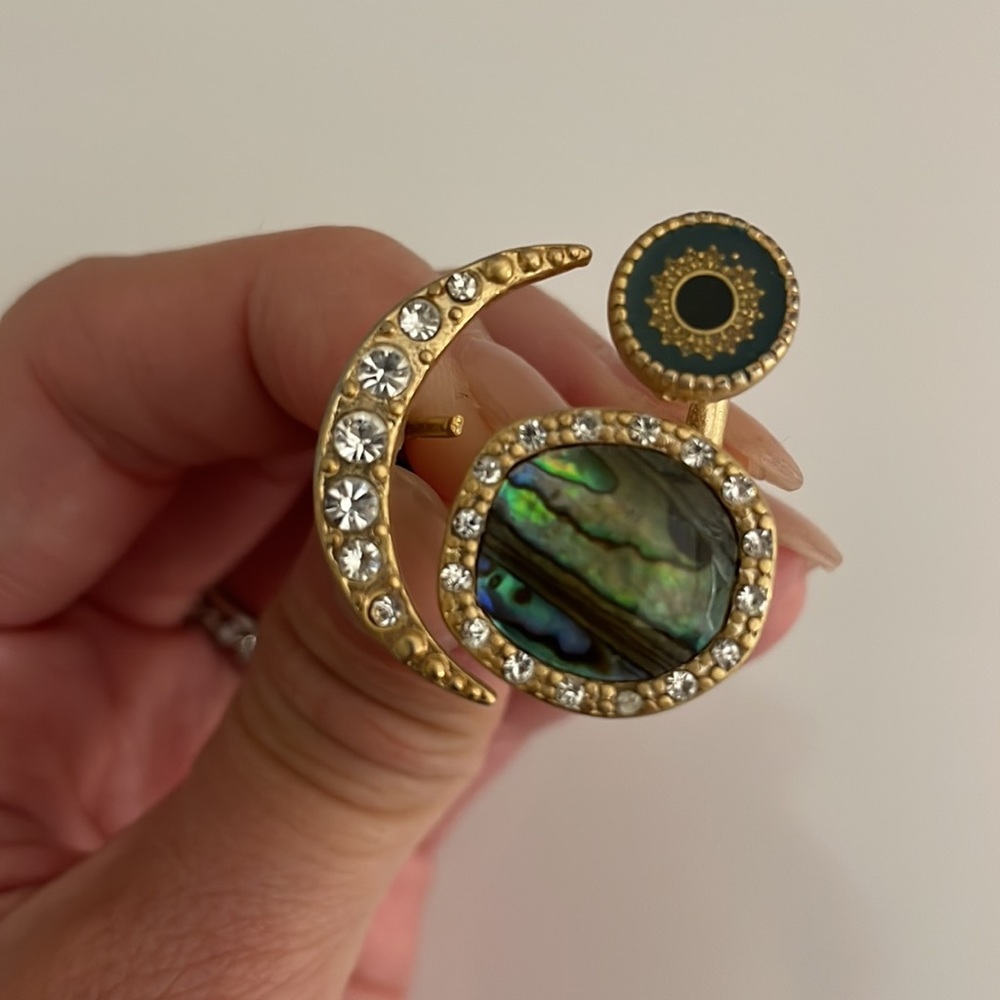 Unique Statement Ring (With Size Adjuster) Fits S… - image 8